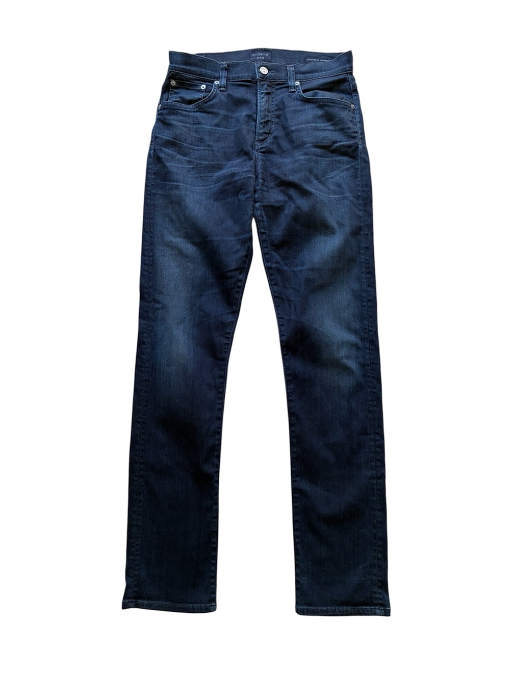 Citizens of Humanity Men's Dark Blue Holden Slim Straight Jeans Size 28 x 32